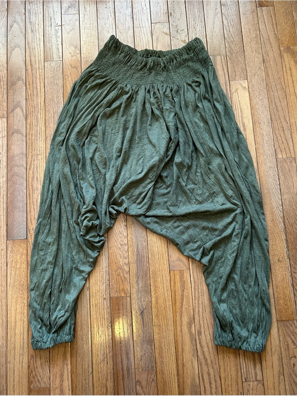 Women’s Olive Green Harem Pants